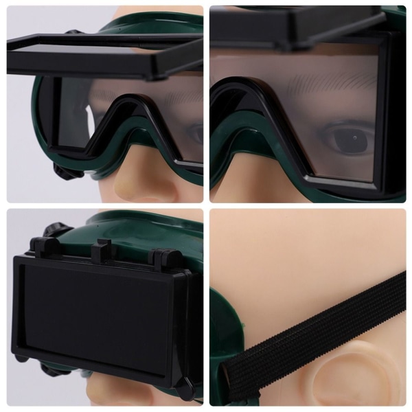 Svetsglasögon med fliplock Cap ögonskydd
