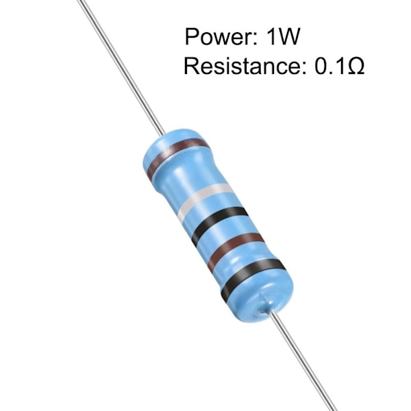 0,1 Ohm Modstand 1W 1% Tolerance 30 STK 30 STK 30pcs