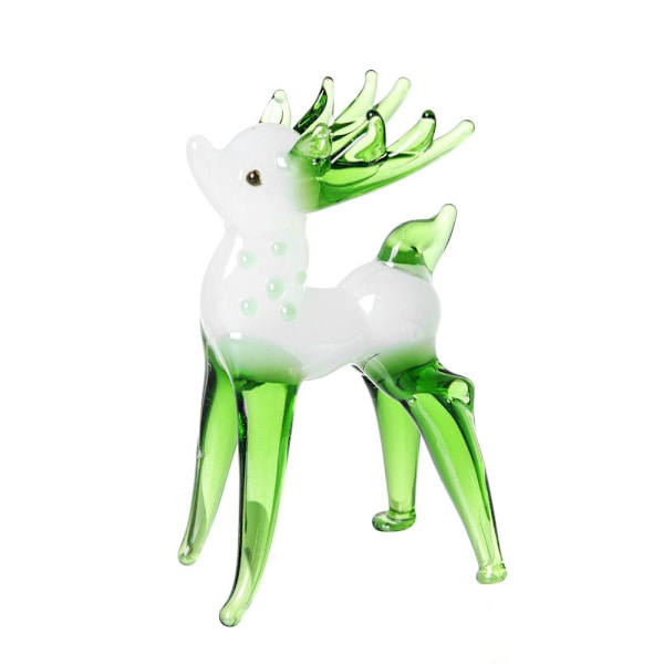 Crystal Sika Deer Ornament Heminredning och tillbehör C C C