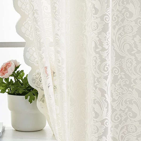Hvidt Tyl Gardin Prinsesse Gardin 140X100CM 140x100cm