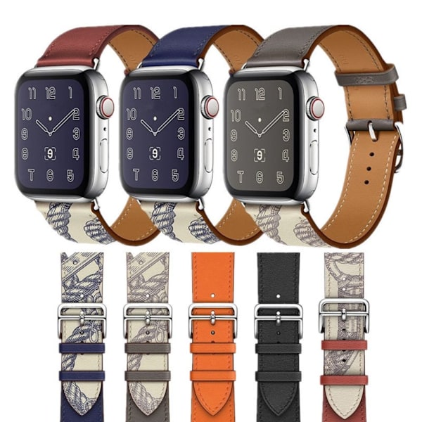 för Apple Watchband Sportarmband VIT&SVART 38MM/40MM/41MM White&Black 38mm/40mm/41mm