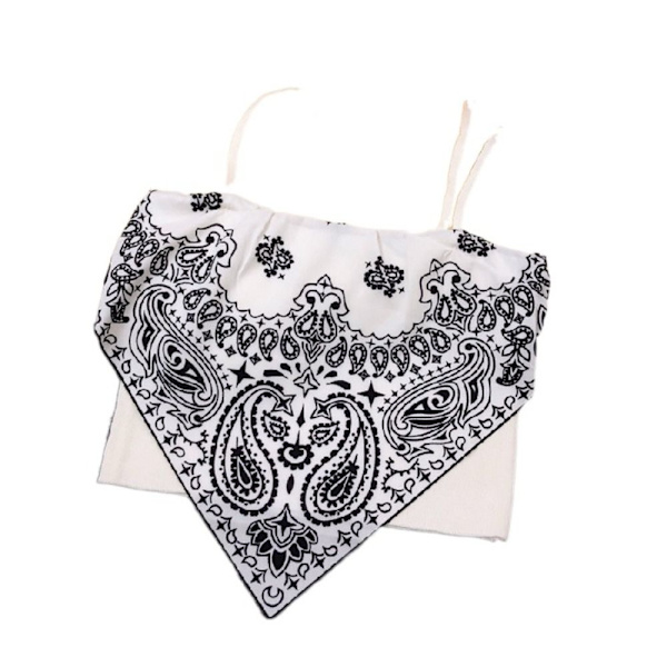 Camisole Trekant tørklæde HVID White