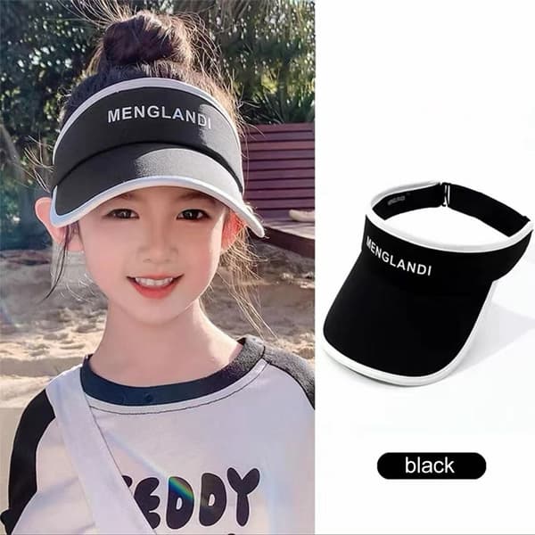 Solhattar för barn Sport Solhatt SVART Black