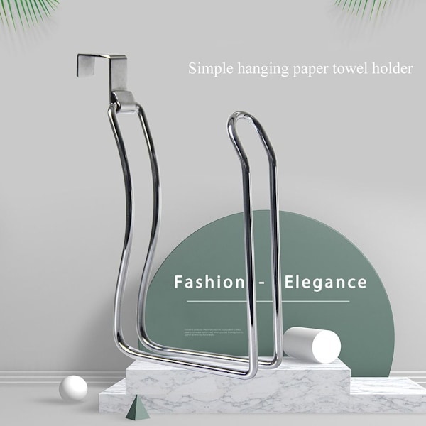 Toiletpapirholder Tissue Håndklæderulle Dispenser SORT black