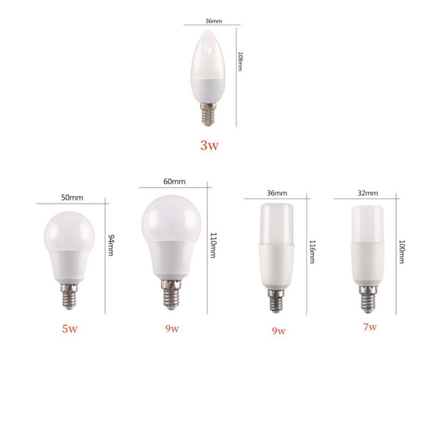 Led-kynttilälamppujen energiansäästölamppu 9W E148 8 9w E148