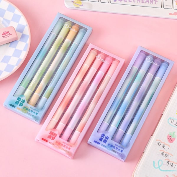 4 kpl / set Highlighter Pen Color Marker Marker Pen 01 01 01