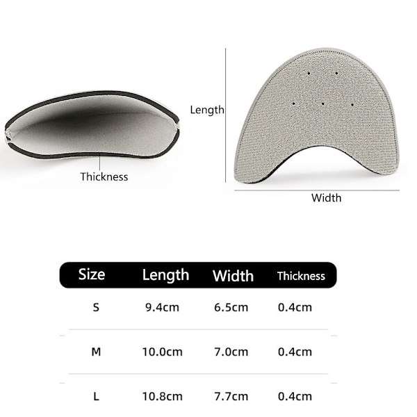 Balettskor Tåskydd Pointe Shoes Pads M M