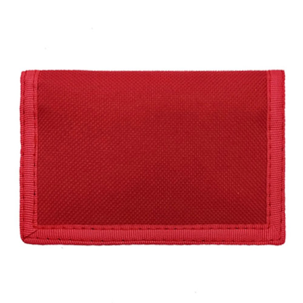 Slim lommebok reisemyntpung RØD red