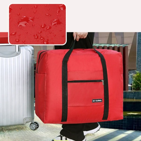 Matkalaukkujen säilytyslaukku PUNAINEN red