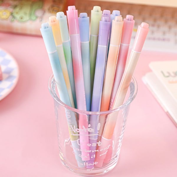 4 kpl / set Highlighter Pen Color Marker Marker Pen 01 01 01