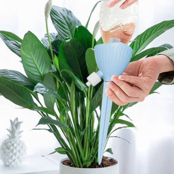 Selvvannende pigger for potteplanter HVIT white