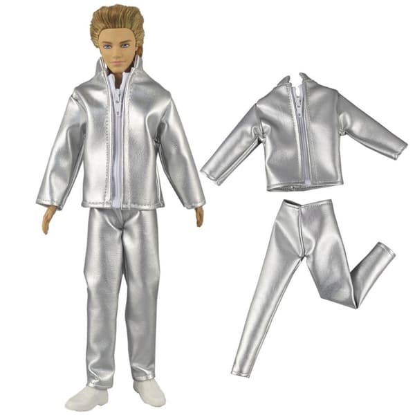 Manliga jackor dockjeansbyxor 1 1 1