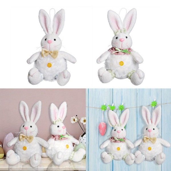 Påskekanindukke Sittende Bunny Doll 2 2 2