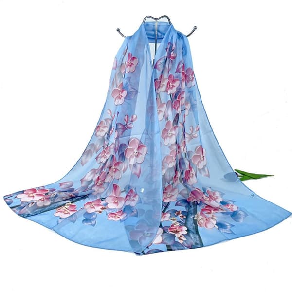 Skjerf Sjal LYSEBLÅ Light blue