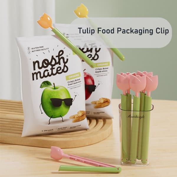 Forseglingsklyper Matpose Lukkeklips ROSA pink