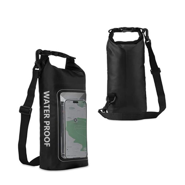 2L Svømmevanntett Veske Messenger Bag SORT SORT Black