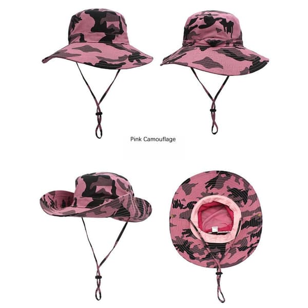 Fiskehatt Sommer Strand Solhatter RØD Red