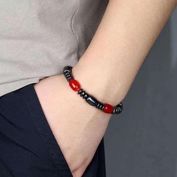 Magnetisk terapiarmbånd hæmatit armbånd DESIGN#2 Design#2