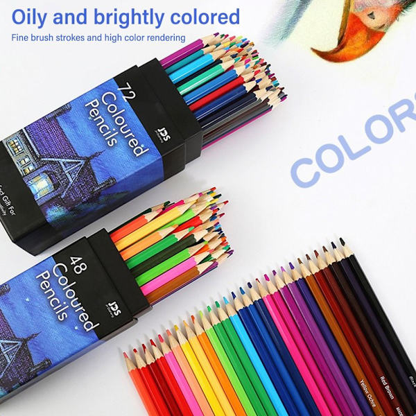 Fet fargeblyant Farge blybørste 24FARGER 24FARGER 24Colors