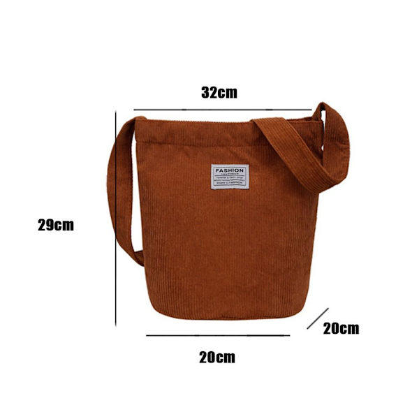 Vakosametti Crossbody Laukut Bucket Laukut RUSKEA brown