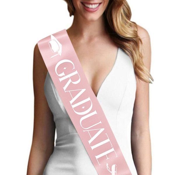 I GRADUATED Sash Graduate Shoulder Strap GULD I GRADUATED I gold I GRADUATED-I GRADUATED