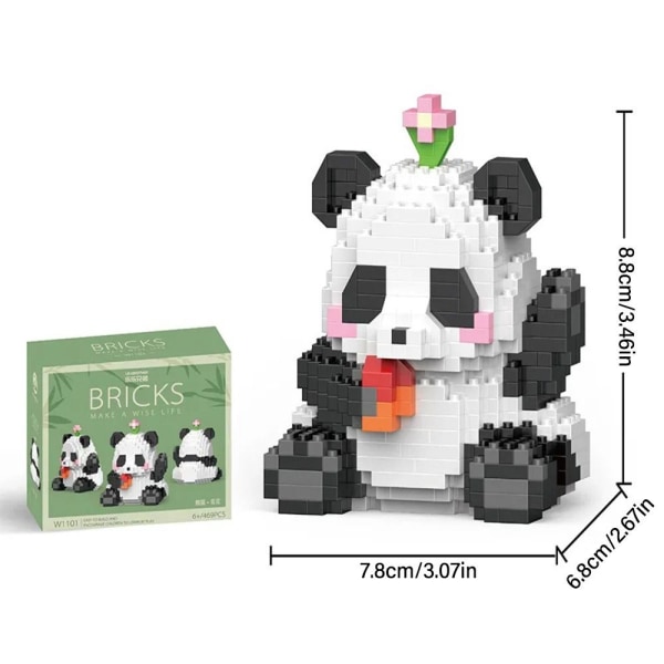 Micro Building Blocks Panda Bricks 01 01 01