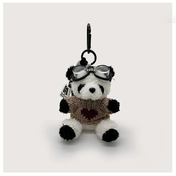 Panda Doll Nøgleringe Panda Pilot Pendant B B B