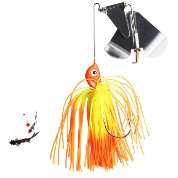 Skjeggfiske lokke Buzzbait FARGE 3 FARGE 3 Color  3