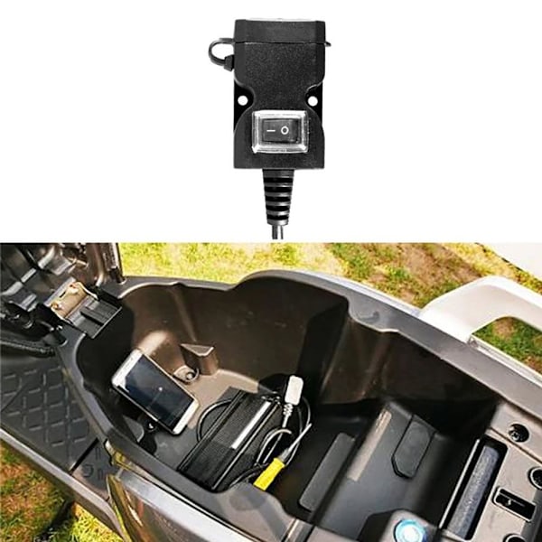 Motorsykkelstrømadapter Motorsykkel USB-lader 9-90V 9-90V 9-90V