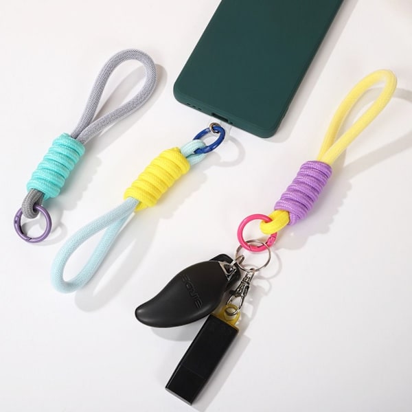 Flettet Nøglering Anti Lost Knot Rope Strap 3 3 3