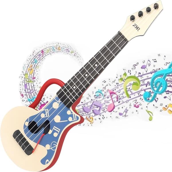 Leksaksgitarr Ukulele för Barn BLÅ blue