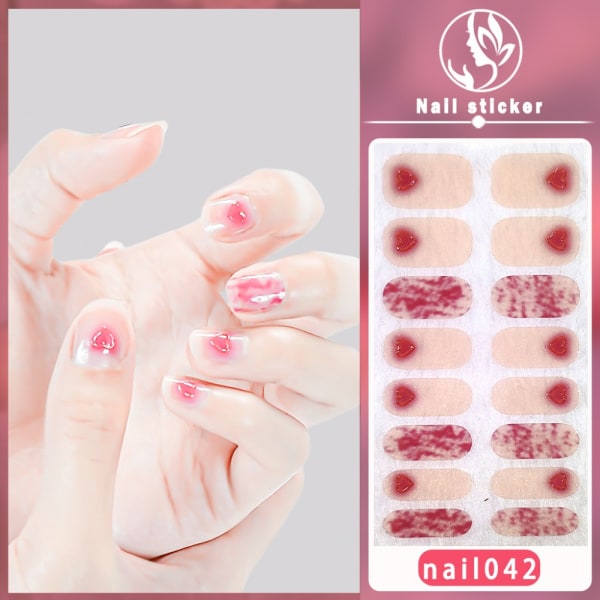 Franska Nageldekaler Nail Art Sticker 4 4 4