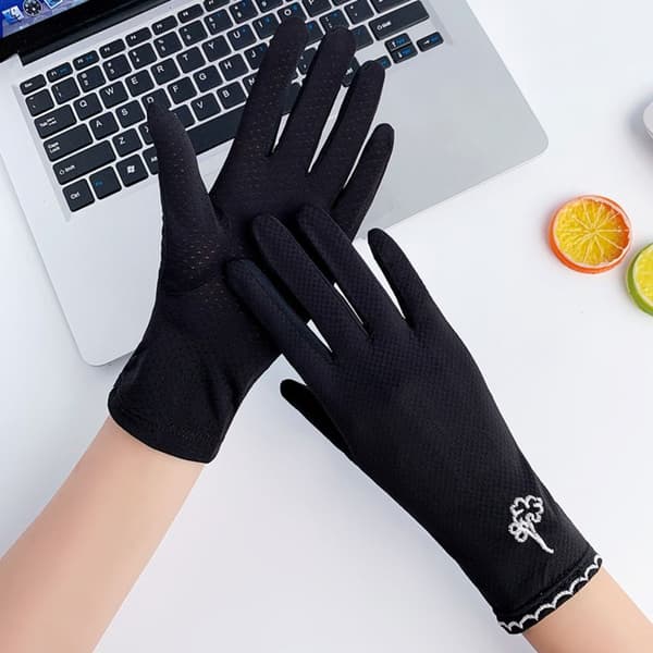 Sommer Solbeskyttelseshandsker Touch Screen Handsker GRÅ gray