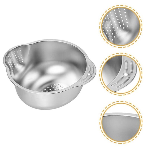 Rice Washer Sil Bowl Rice Cleaner Sil GULD Gold