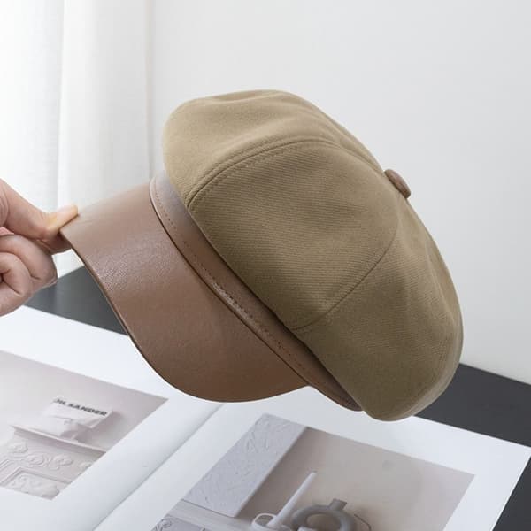 Dam Basker Ull Basker Mössa KHAKI Khaki