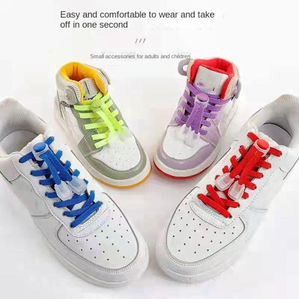 No Tie Shoelice Child Spring Lock Shoelisse BLÅ blue