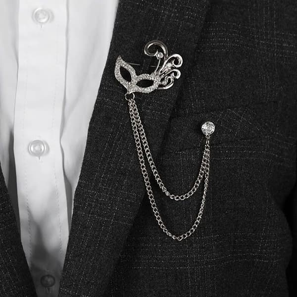 Broche Badge GULD Gold