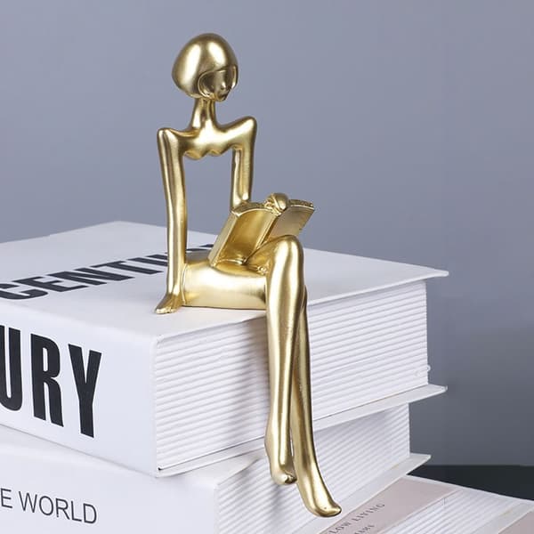 Figurskulptur Prydnad GULD Gold
