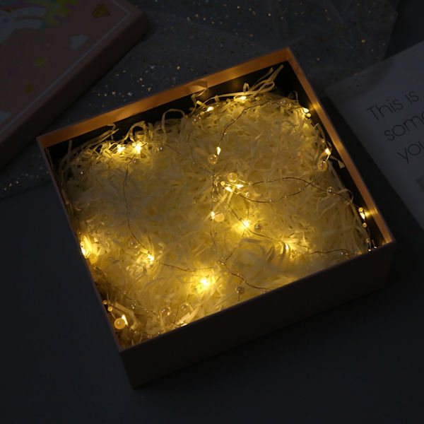 Pearl Light String LED Koppartråd MULTICOLOR PEAR PEAR multicolor pear-pear