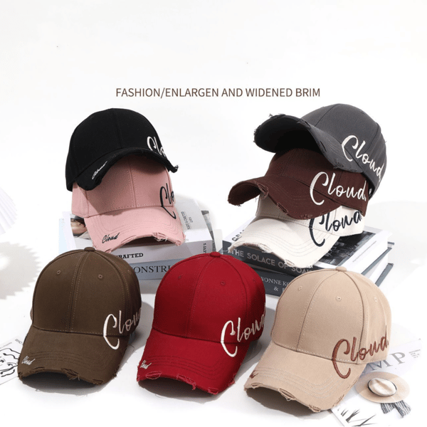 Hard Top Cap Big Head Cap HVIT white