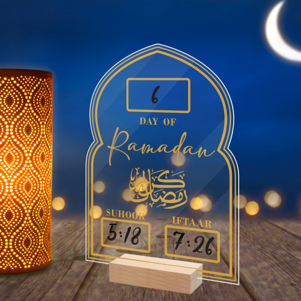 Ramadan Kalender Board Nedtællingskalender 216A 216A 216A