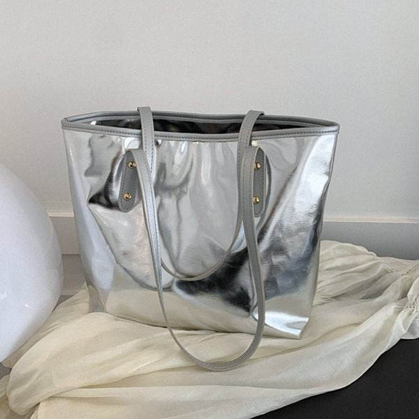 Skuldertaske Sølv Muleposer SØLV silver