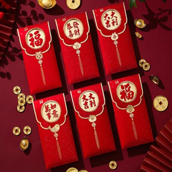New Year Money Red Envelope 2024 Dragon Year universal punainen laukku 09