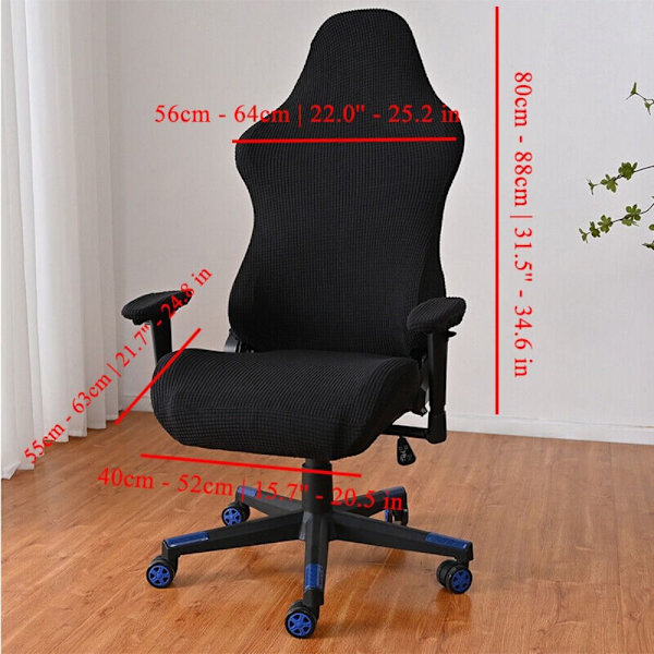 Spillestoltrekk Stolveske SVART black