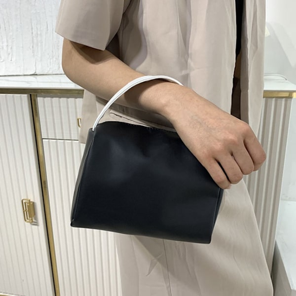 Handväska Liten fyrkantig väska SVART Black