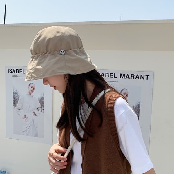Bucket Hat Snøre Basin Hatte KHAKI khaki