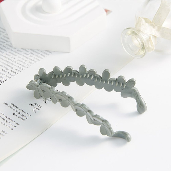 Himmeä Banana Clip Plum Blossom Twisted Clip VIHREÄ green
