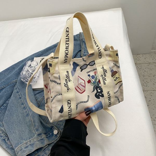 Bogstavtrykt mulepose Crossbody-taske C C C