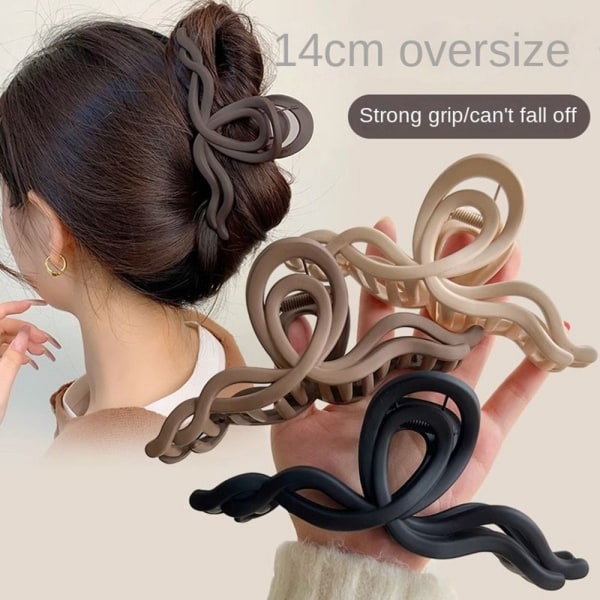 Wave Cross Hair Claw Geometrinen grippi COLOR 5 COLOR 5 Color 5