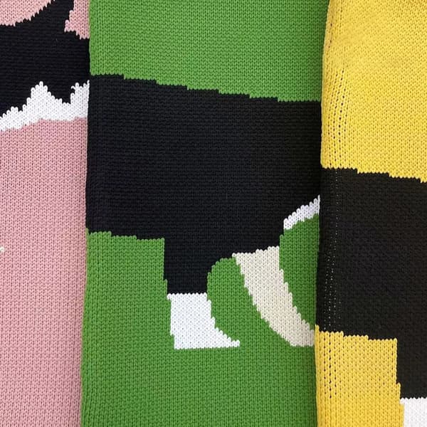 Stickade axelväskor virkad väska ROSA pink